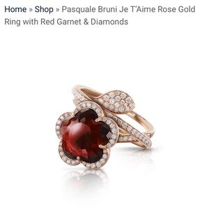 Pasquale Bruni 18k Gold Diamond Floral Cocktail Ring – Authentic